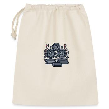 Conception de la technologie du son - Sac cadeau 40 x 50 cm - nature - Devant