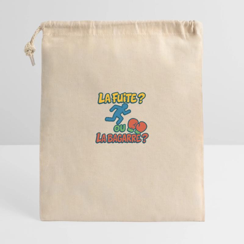 Flucht oder Kampf Geschenkbeutel aus Baumwolle (40 x 50 cm)