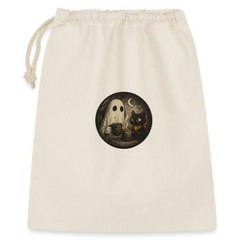 Nocturnal Meeting with Ghost Cat - Vintage Des - Gift Bag 40 x 50 cm - nature - Front