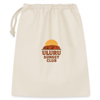 Uluru Sunset Club – Australien Shirt - Geschenkbeutel aus Baumwolle (40 x 50 cm) - Natur - Vorne