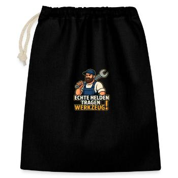 Real Hero Carrying Tool - Gift Bag 40 x 50 cm - black - Front