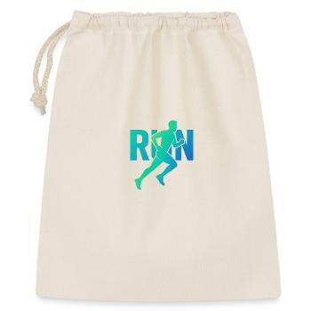 Running dynamique - Sac cadeau 40 x 50 cm - nature - Devant