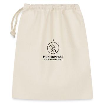 My compass knows no home – vanlife - Gift Bag 40 x 50 cm - nature - Front