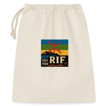 Symbole Patrimonial du Rif - Sac cadeau 40 x 50 cm - nature - Devant