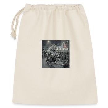 Gymnase Pitbull - Sac cadeau 40 x 50 cm - nature - Devant