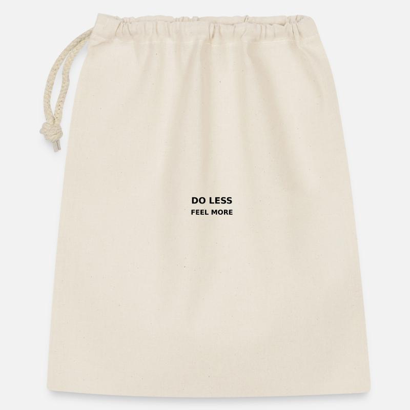 Do less / Feel more - Gift Bag 40 x 50 cm - nature