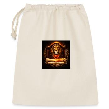 Cœur de Lion & Plume de Phénix - Sac cadeau 40 x 50 cm - nature - Devant