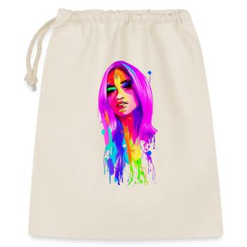 Lady 70's Retro - Gift Bag 40 x 50 cm - nature - Front