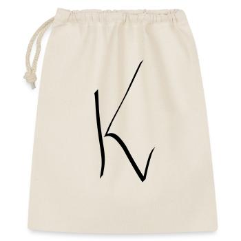 Letter K - Gift Bag 40 x 50 cm - nature - Front