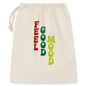 Feel Good Mood Vertical Typography - Gift Bag 40 x 50 cm - nature - Front