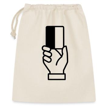 Vecteur d’expulsion de cartes arbitres - Sac cadeau 40 x 50 cm - nature - Devant