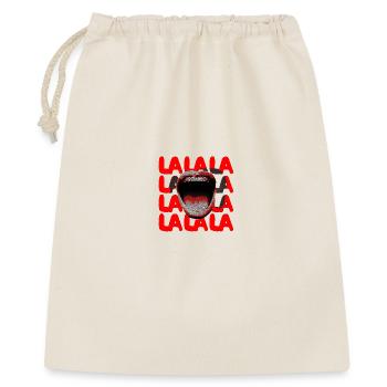 LALA Scream Typography - Gift Bag 40 x 50 cm - nature - Front