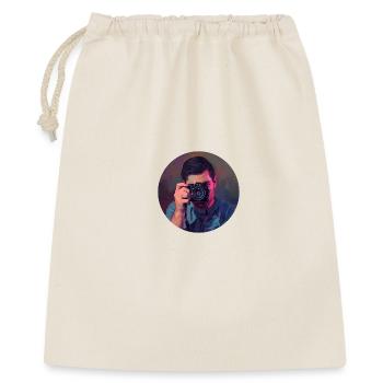 Photographer with artistic digital transformation - Gift Bag 40 x 50 cm - nature - Front