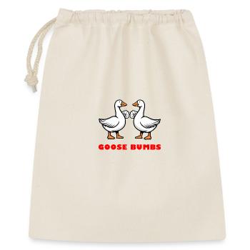 Goose Bumbs – Funny Goose Fist Bump - Gift Bag 40 x 50 cm - nature - Front