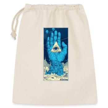 All-seeing hand over city - Gift Bag 40 x 50 cm - nature - Front