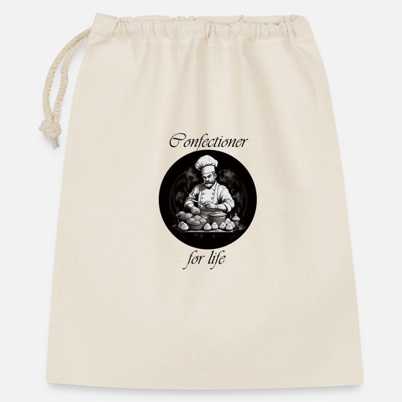 Confectioner for life - Gift Bag 40 x 50 cm - nature
