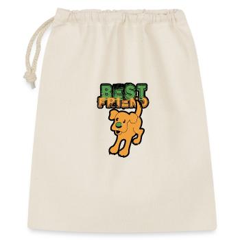 Meilleur ami CHIEN - Sac cadeau 40 x 50 cm - nature - Devant