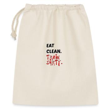 Encourager un mode de vie sain et respectueux de l’environnement - Sac cadeau 40 x 50 cm - nature - Devant