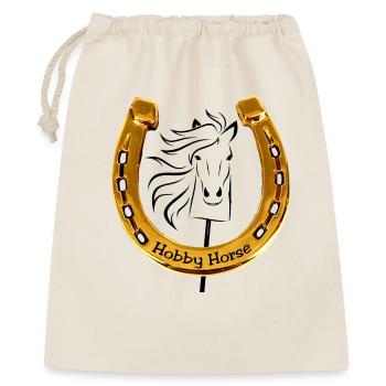 Hobby Horse horseshoe black - Gift Bag 40 x 50 cm - nature - Front