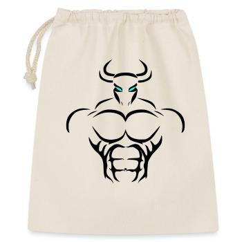 Alpha Taurus Deluxe - Geschenkbeutel aus Baumwolle (40 x 50 cm) - Natur - Vorne