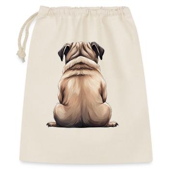 Pug - Gift Bag 40 x 50 cm - nature - Front