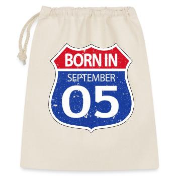 Born_in_September_05  - Gift Bag 40 x 50 cm - nature - Front