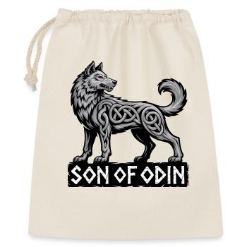 Sohn von Odin Wolf - Geschenkbeutel aus Baumwolle (40 x 50 cm) - Natur - Vorne