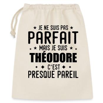 Theodore: authentic, imperfect, top, perfection - Gift Bag 40 x 50 cm - nature - Front
