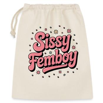 Siss Femboy in Pink - Gift Bag 40 x 50 cm - nature - Front