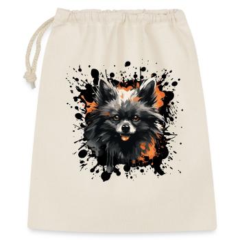 Pomeranian Color Splash - Gift Bag 40 x 50 cm - nature - Front