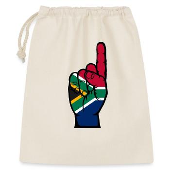 Drapeau numéro 1 de l’Afrique du Sud - Sac cadeau 40 x 50 cm - nature - Devant