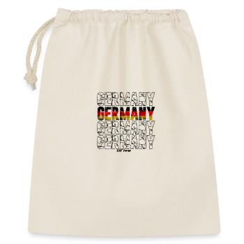 Typographie du drapeau allemand grunge - Sac cadeau 40 x 50 cm - nature - Devant