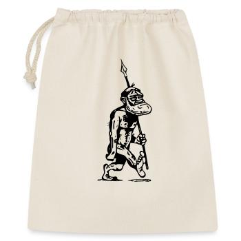 homme des cavernes Ancêtre Grand singe Évolution - Sac cadeau 40 x 50 cm - nature - Devant