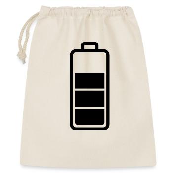 low battery - Gift Bag 40 x 50 cm - nature - Front