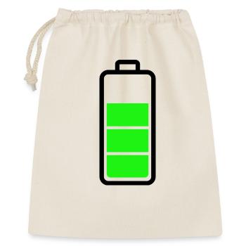 low battery - Gift Bag 40 x 50 cm - nature - Front