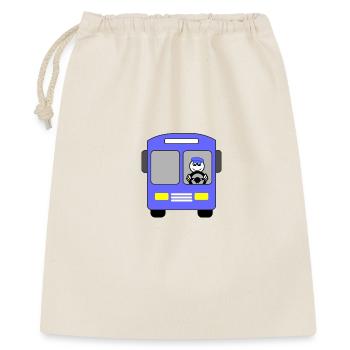 School bus Bus for children after school - Gift Bag 40 x 50 cm - nature - Front