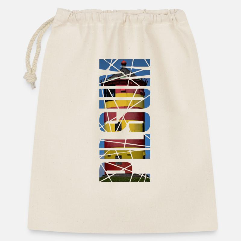 Lighthouse Pilsum - gift - Gift Bag 40 x 50 cm - nature