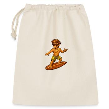 Surfer Hawaiian style - Gift Bag 40 x 50 cm - nature - Front