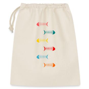 SARDINE. POISSON. POISSON D'AVRIL. MER. OCÉAN. NAT - Sac cadeau 40 x 50 cm - nature - Devant