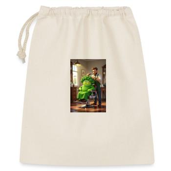 Broccoli Chef Makeover Illustration - Sac cadeau 40 x 50 cm - nature - Devant