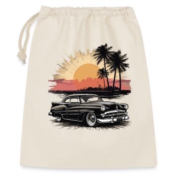 Classic Cars 1950 - Geschenkbeutel aus Baumwolle (40 x 50 cm) - Natur - Vorne