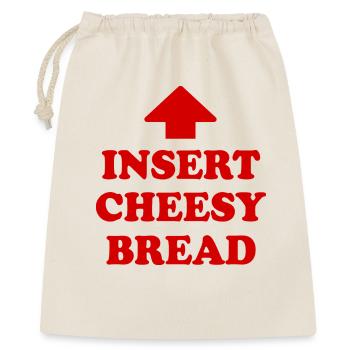 insert cheesy bread - Gift Bag 40 x 50 cm - nature - Front