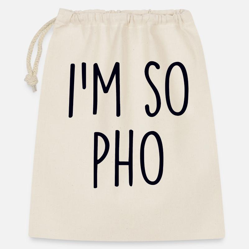 Pho Soup - Geschenkbeutel aus Baumwolle (40 x 50 cm) - Natur