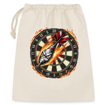 Flame arrow meets dartboard - Gift Bag 40 x 50 cm - nature - Front