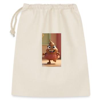Cute Poop  in Pink  - Gift Bag 40 x 50 cm - nature - Front