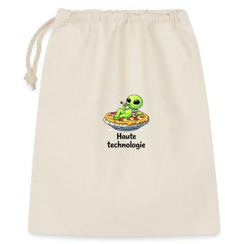 High tech – Alien relax and quirky humor - Gift Bag 40 x 50 cm - nature - Front