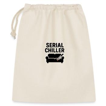 Serial Chiller Shirt – Lustiges True Crime Podcast - Geschenkbeutel aus Baumwolle (40 x 50 cm) - Natur - Vorne