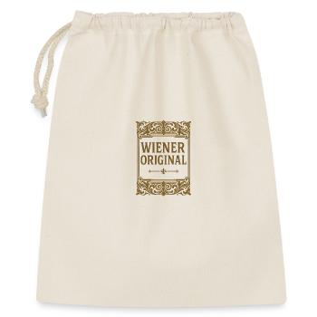 Wiener Original - Geschenkbeutel aus Baumwolle (40 x 50 cm) - Natur - Vorne
