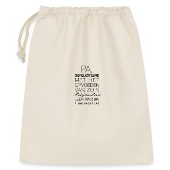 Grandpa and grandma special day ticket - Gift Bag 40 x 50 cm - nature - Front