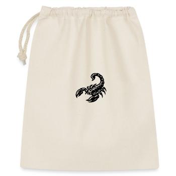 Art de contour Scorpion - Sac cadeau 40 x 50 cm - nature - Devant